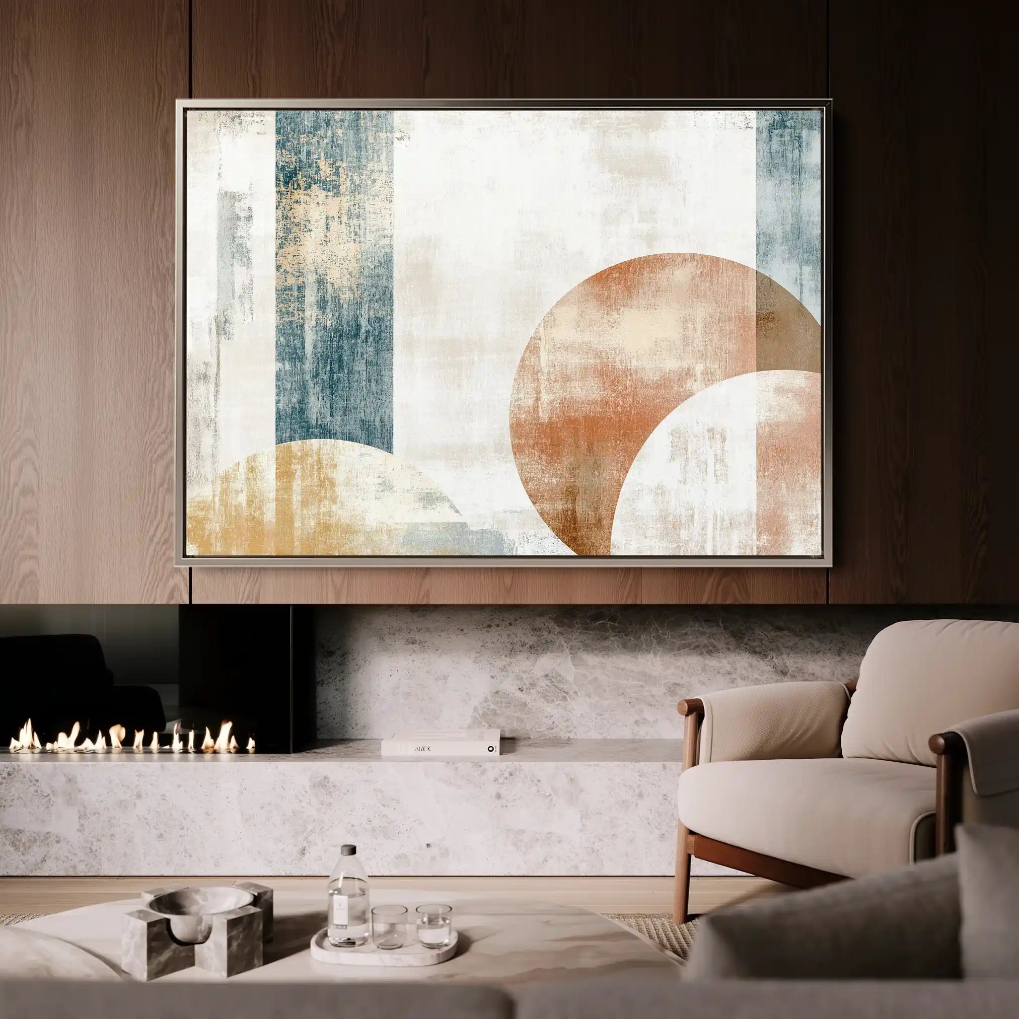 Abstract 569 Canvas Art 60 x 40 cm / Stretched on hidden frame