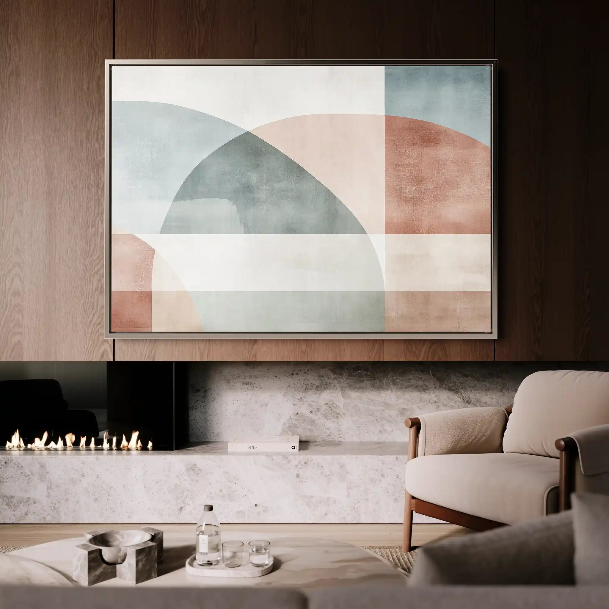 Abstract 571 Canvas Art 60 x 40 cm / Stretched on hidden frame
