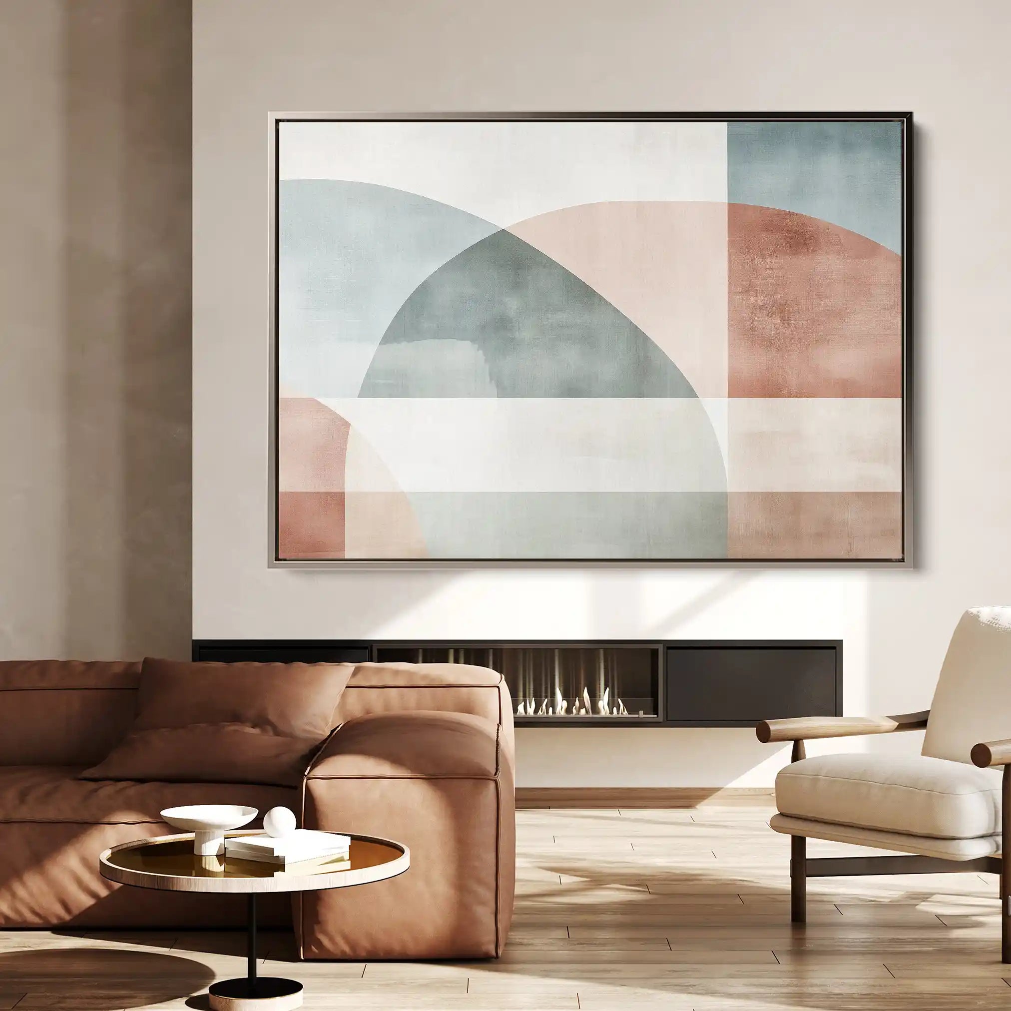 Abstract 571 Canvas Art 60 x 40 cm / Stretched on hidden frame