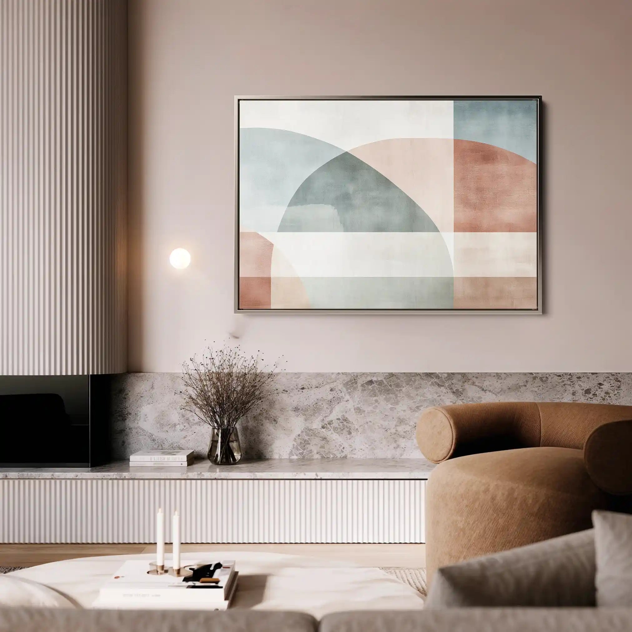Abstract 571 Canvas Art 60 x 40 cm / Stretched on hidden frame
