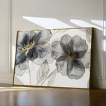 Floral Canvas Wall Art WAD573-F 90 x 60 cm / Stretched on hidden frame