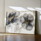 Floral Canvas Wall Art WAD573-F 90 x 60 cm / Stretched on hidden frame