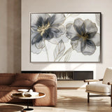Floral Canvas Wall Art WAD573-F 90 x 60 cm / Stretched on hidden frame