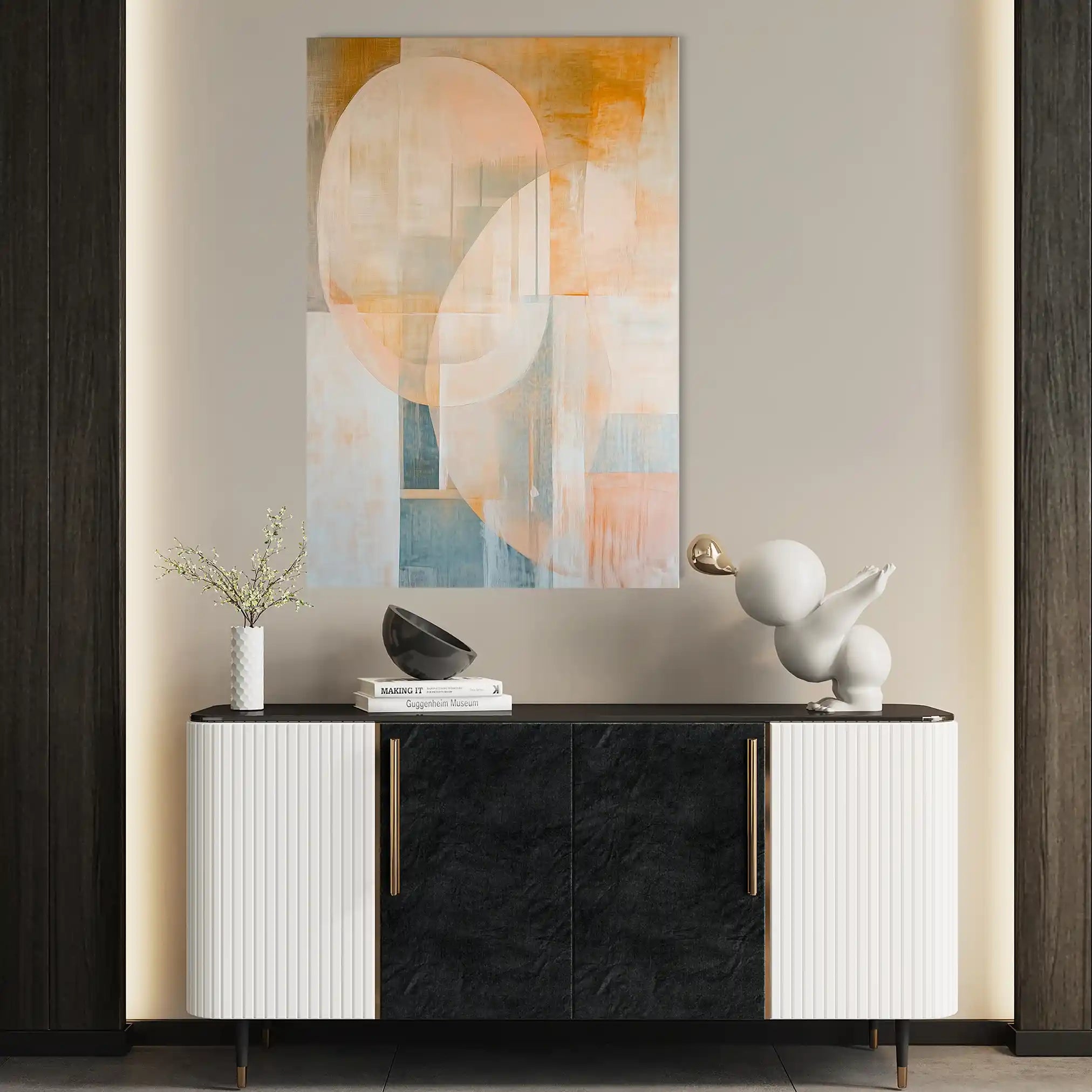 Abstract 574 Canvas Art 60 x 40 cm / Stretched on hidden frame