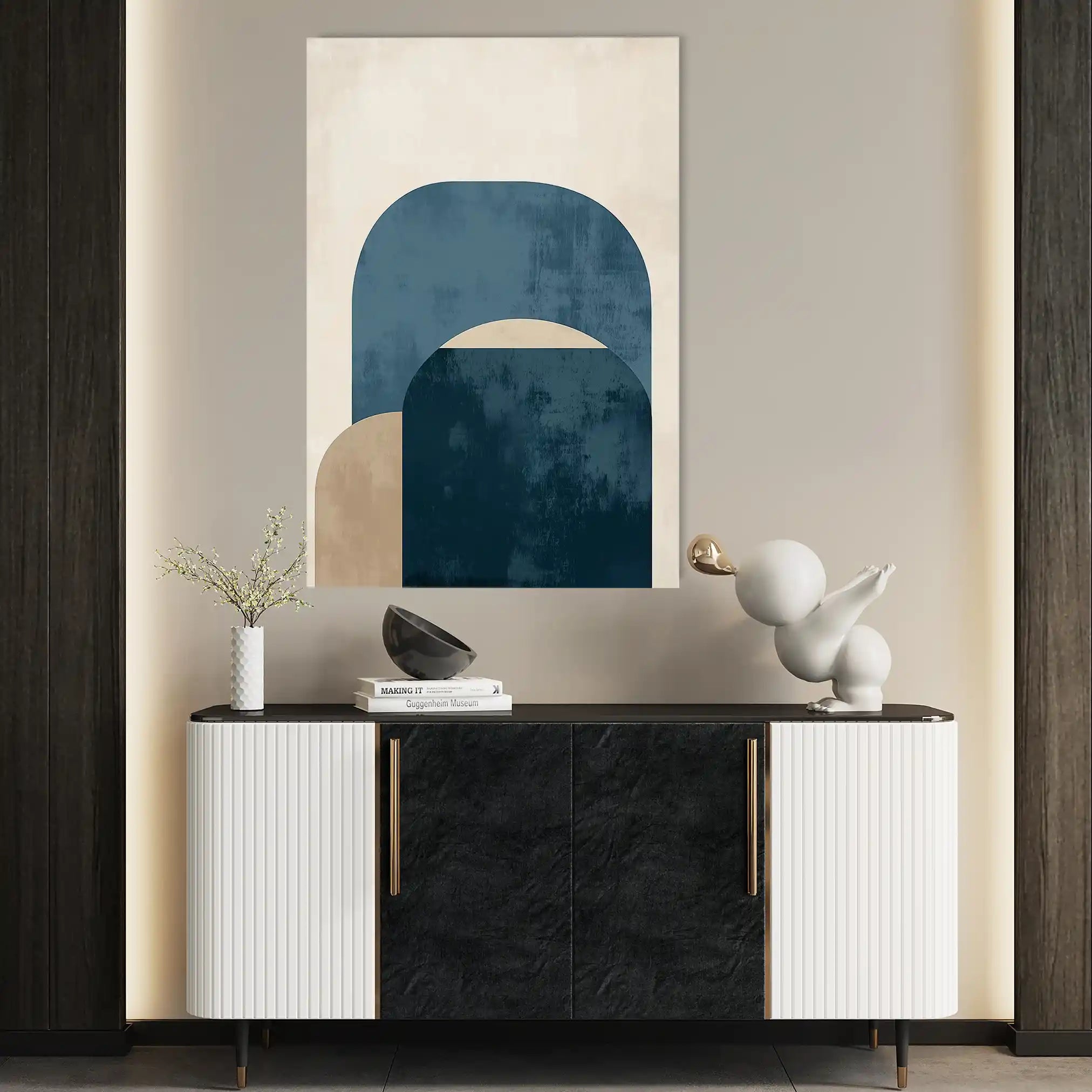 Abstract 575 Canvas Art 60 x 40 cm / Stretched on hidden frame