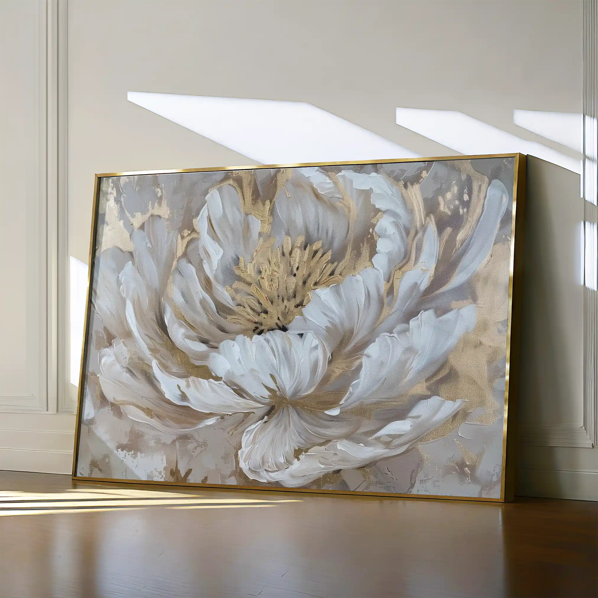 Floral Canvas Wall Art WAD575-F 90 x 60 cm / Stretched on hidden frame