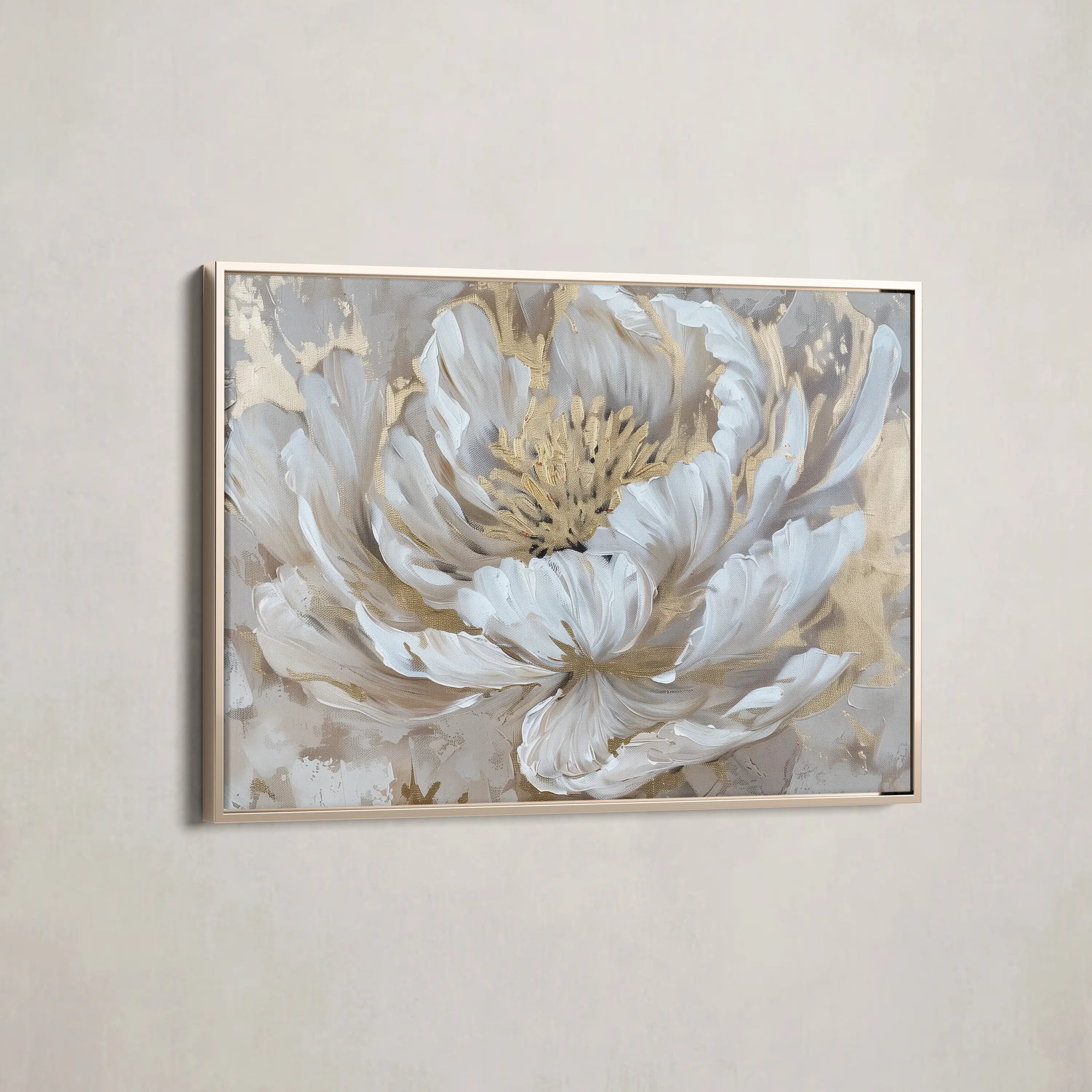 Floral Canvas Wall Art WAD575-F 90 x 60 cm / Stretched on hidden frame