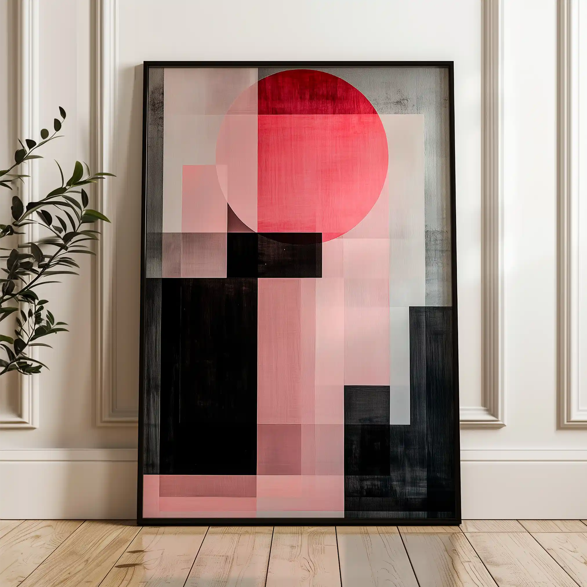 Abstract Canvas Wall Art WAD576-A 90 x 60 cm / Stretched on hidden frame