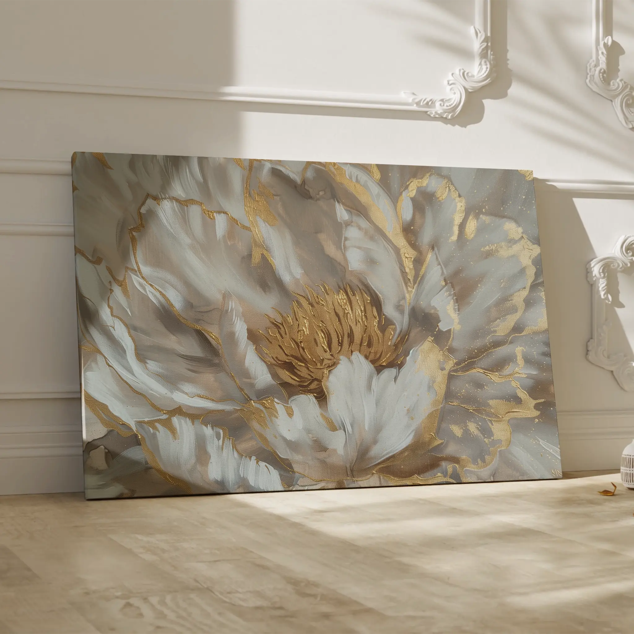 Floral Canvas Wall Art WAD576-F 90 x 60 cm / Stretched on hidden frame