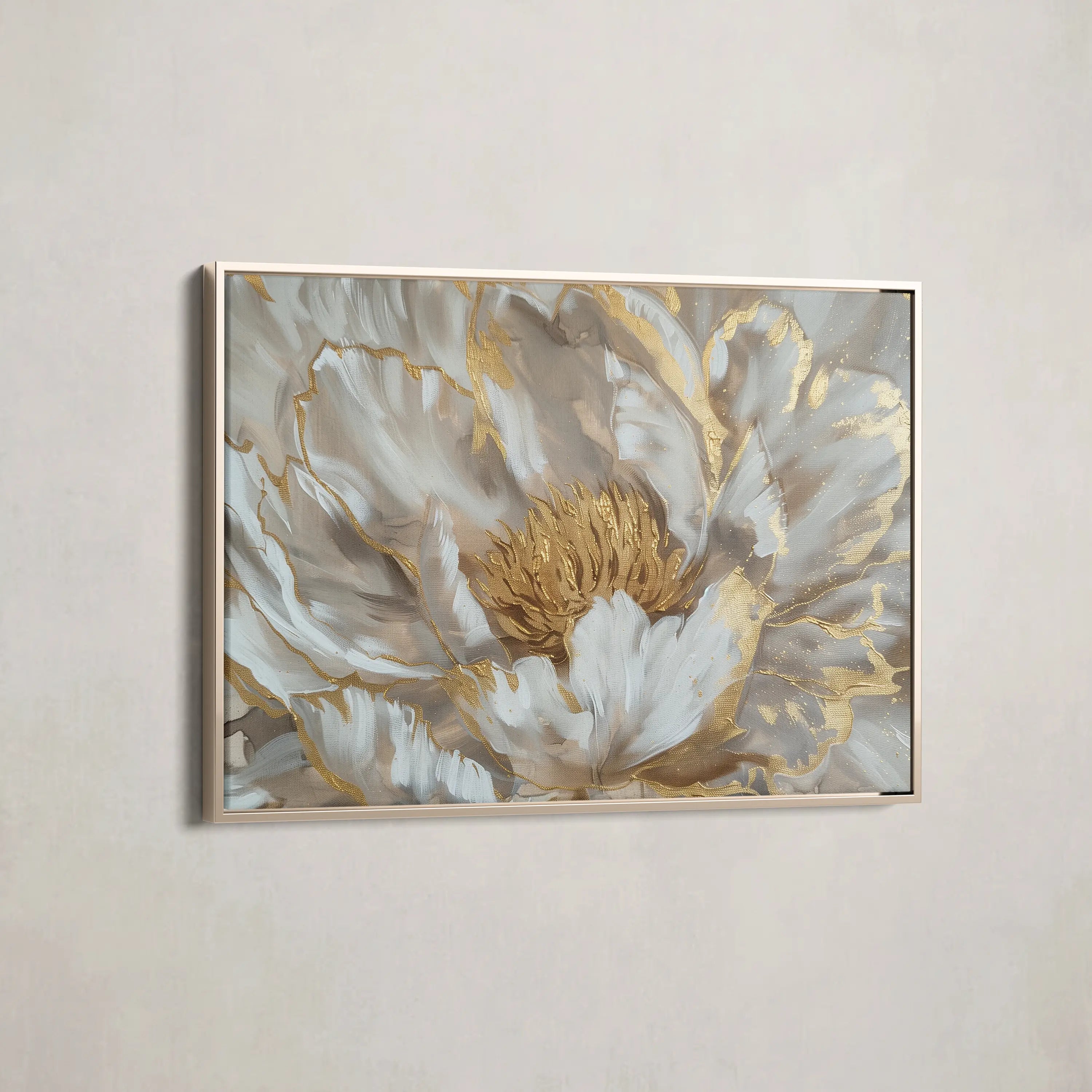 Floral Canvas Wall Art WAD576-F 90 x 60 cm / Stretched on hidden frame