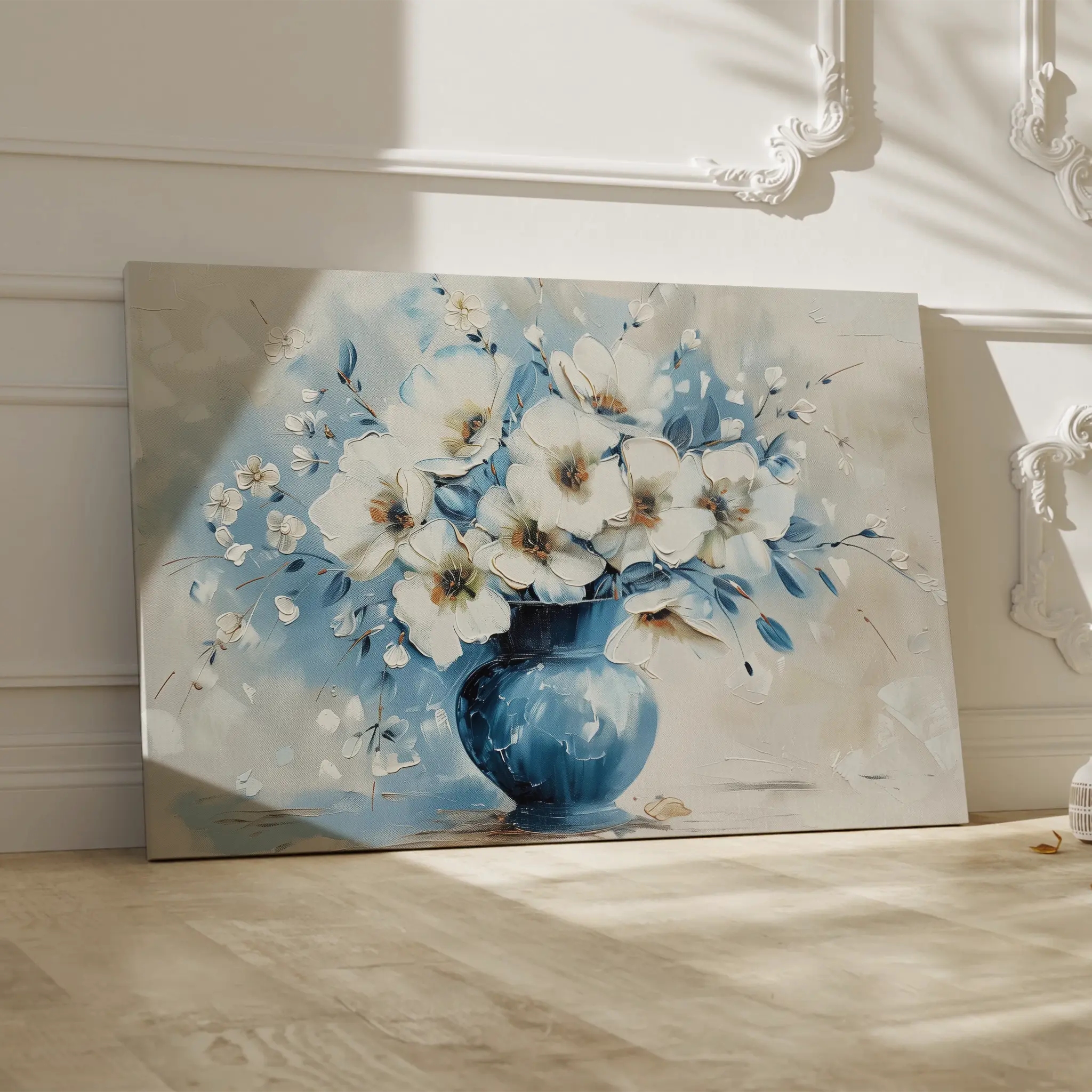 Floral Canvas Wall Art WAD577-F 90 x 60 cm / Stretched on hidden frame