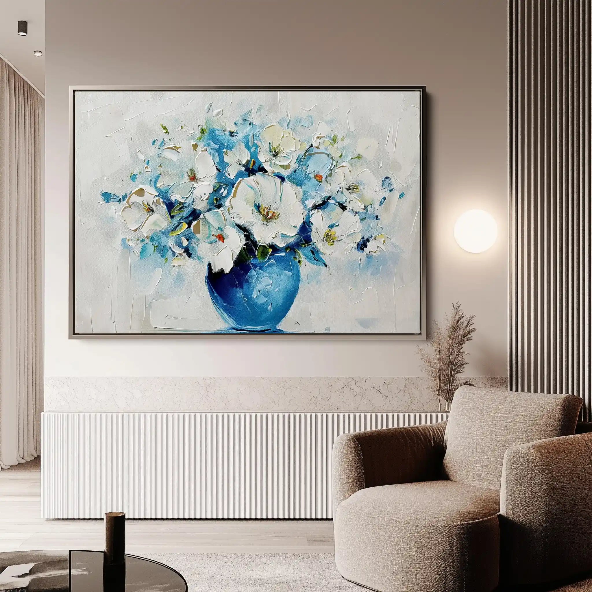 Floral Canvas Wall Art WAD578-F 90 x 60 cm / Stretched on hidden frame