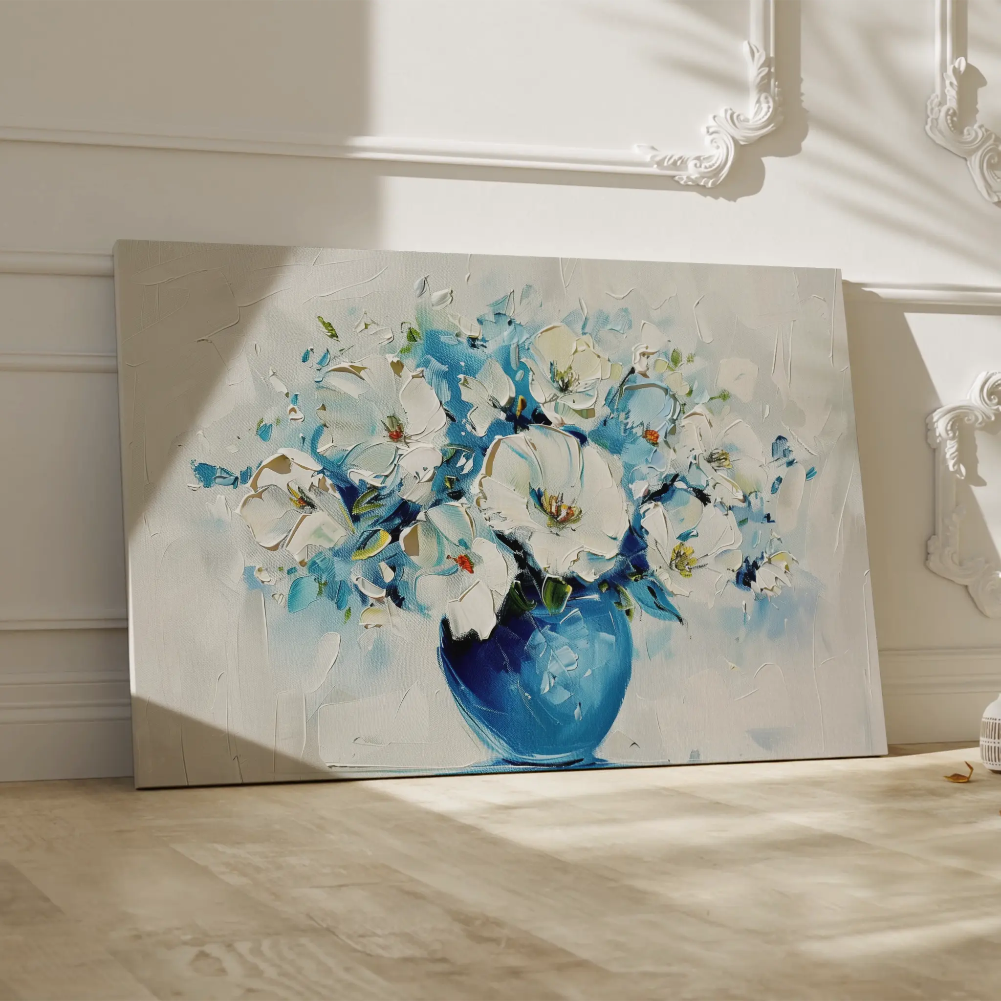 Floral Canvas Wall Art WAD578-F 90 x 60 cm / Stretched on hidden frame