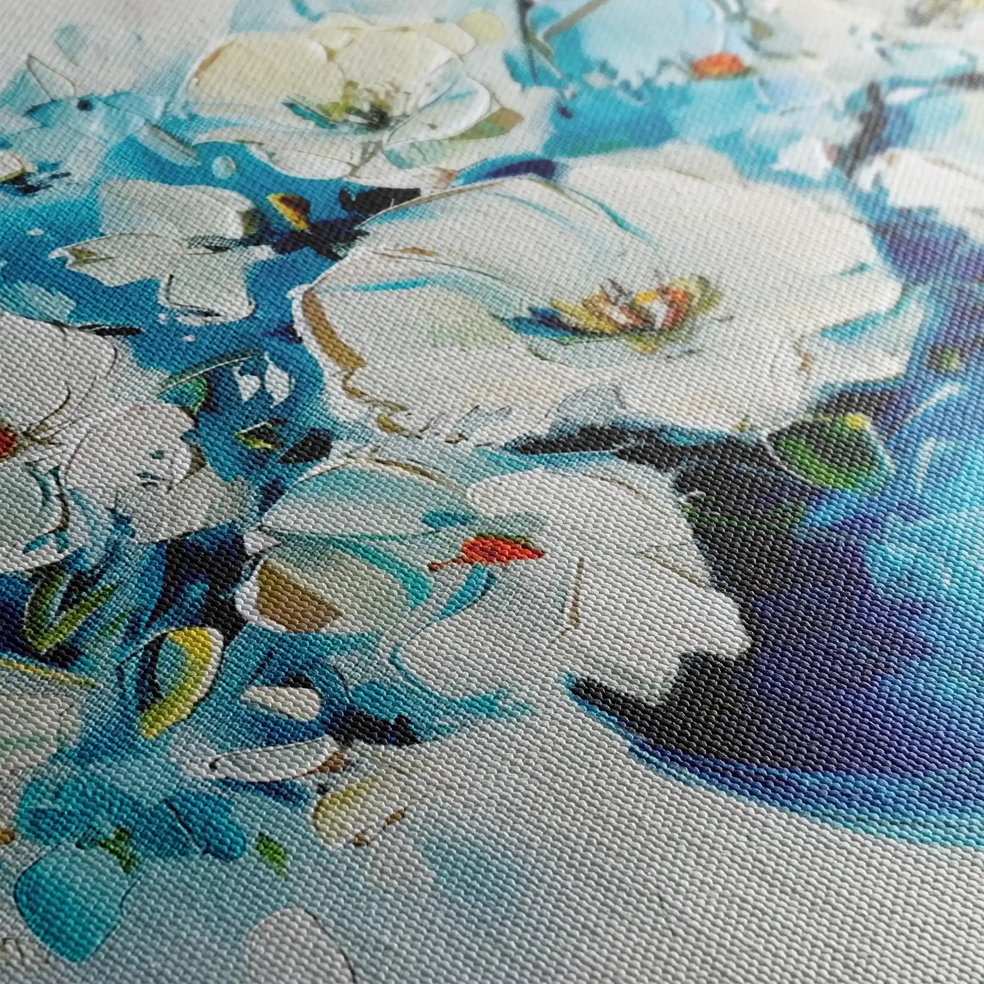 Floral Canvas Wall Art WAD578-F 90 x 60 cm / Stretched on hidden frame