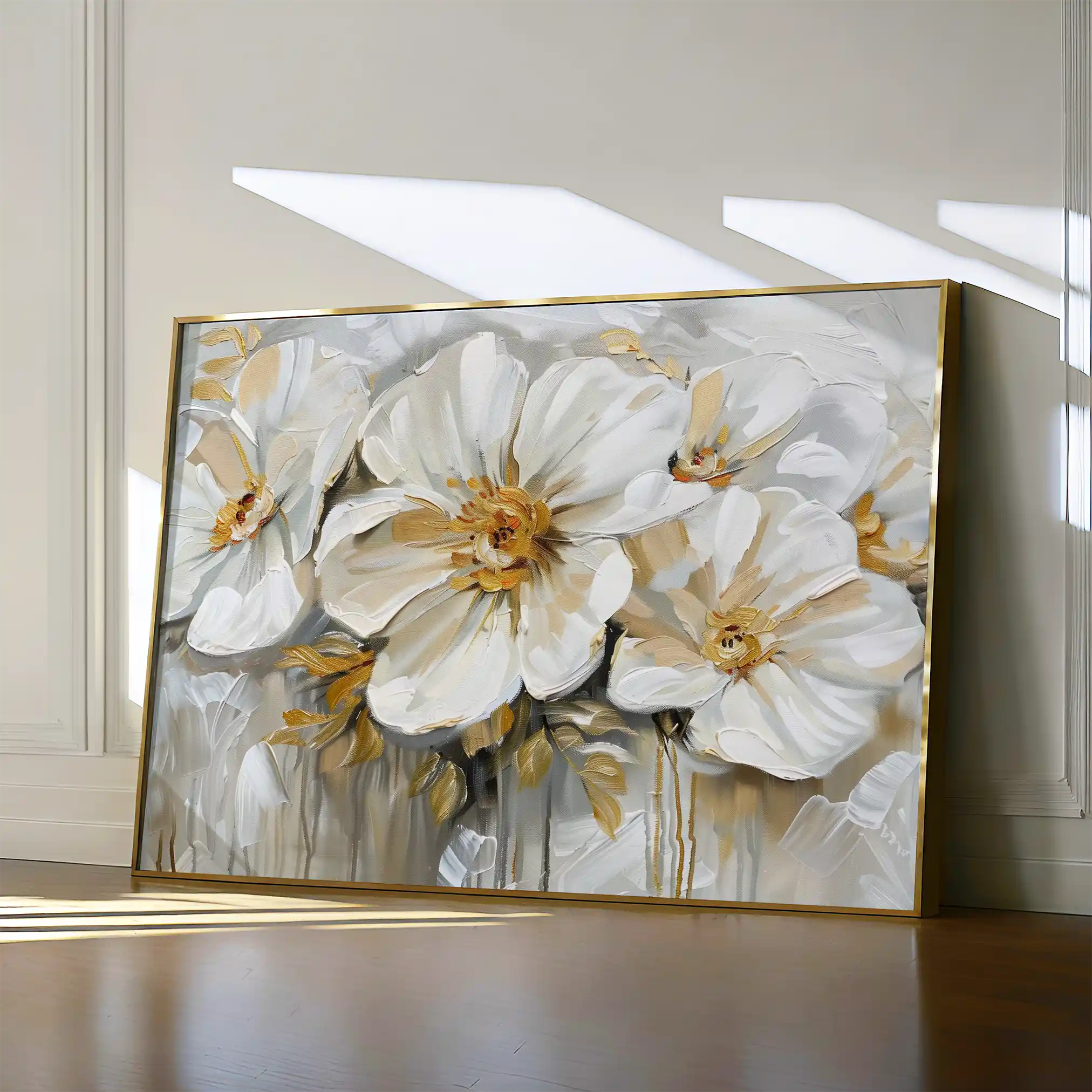 Floral Canvas Wall Art WAD579-F 90 x 60 cm / Stretched on hidden frame