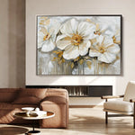 Floral Canvas Wall Art WAD579-F 90 x 60 cm / Stretched on hidden frame