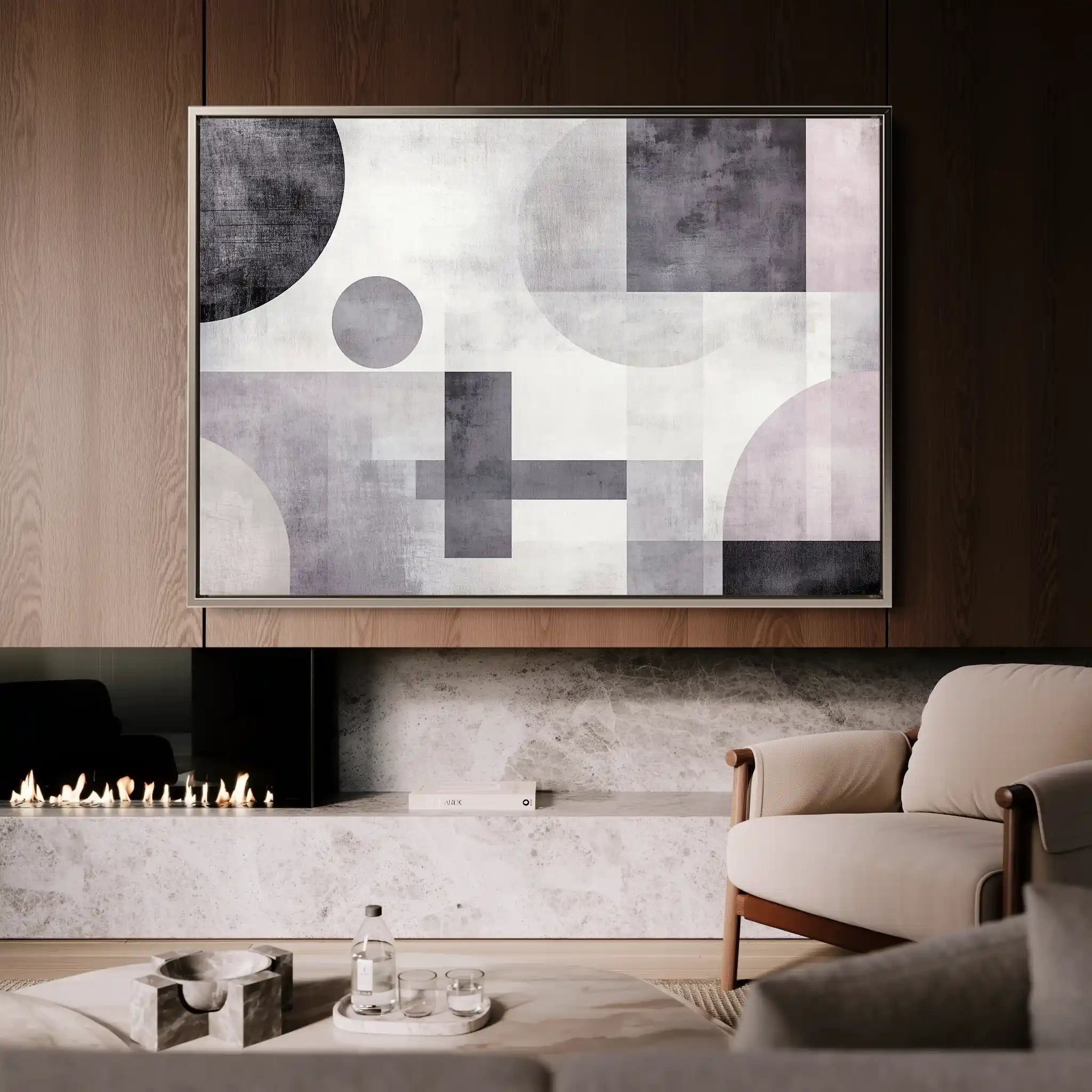 Abstract 582 Canvas Art 60 x 40 cm / Stretched on hidden frame