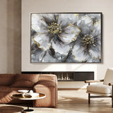 Floral Canvas Wall Art WAD582-F 90 x 60 cm / Stretched on hidden frame