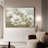Floral Canvas Wall Art WAD584-F 90 x 60 cm / Stretched on hidden frame