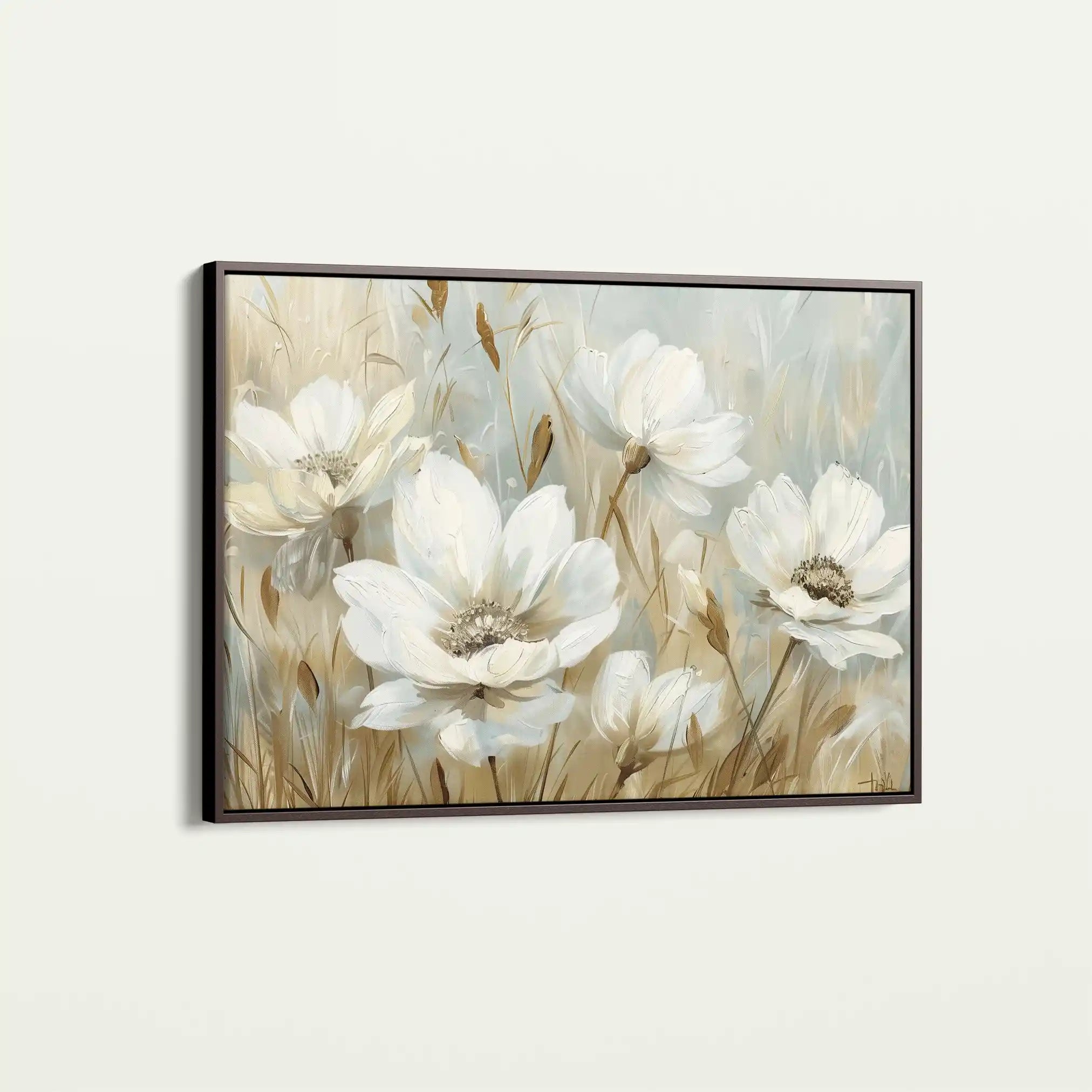 Floral Canvas Wall Art WAD584-F 90 x 60 cm / Stretched on hidden frame