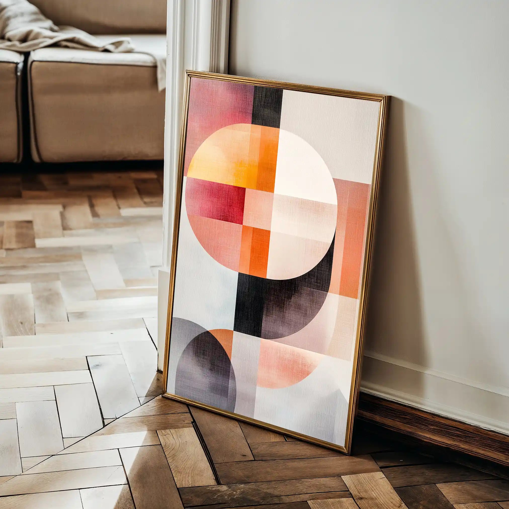 Abstract 585 Canvas Art 60 x 40 cm / Stretched on hidden frame