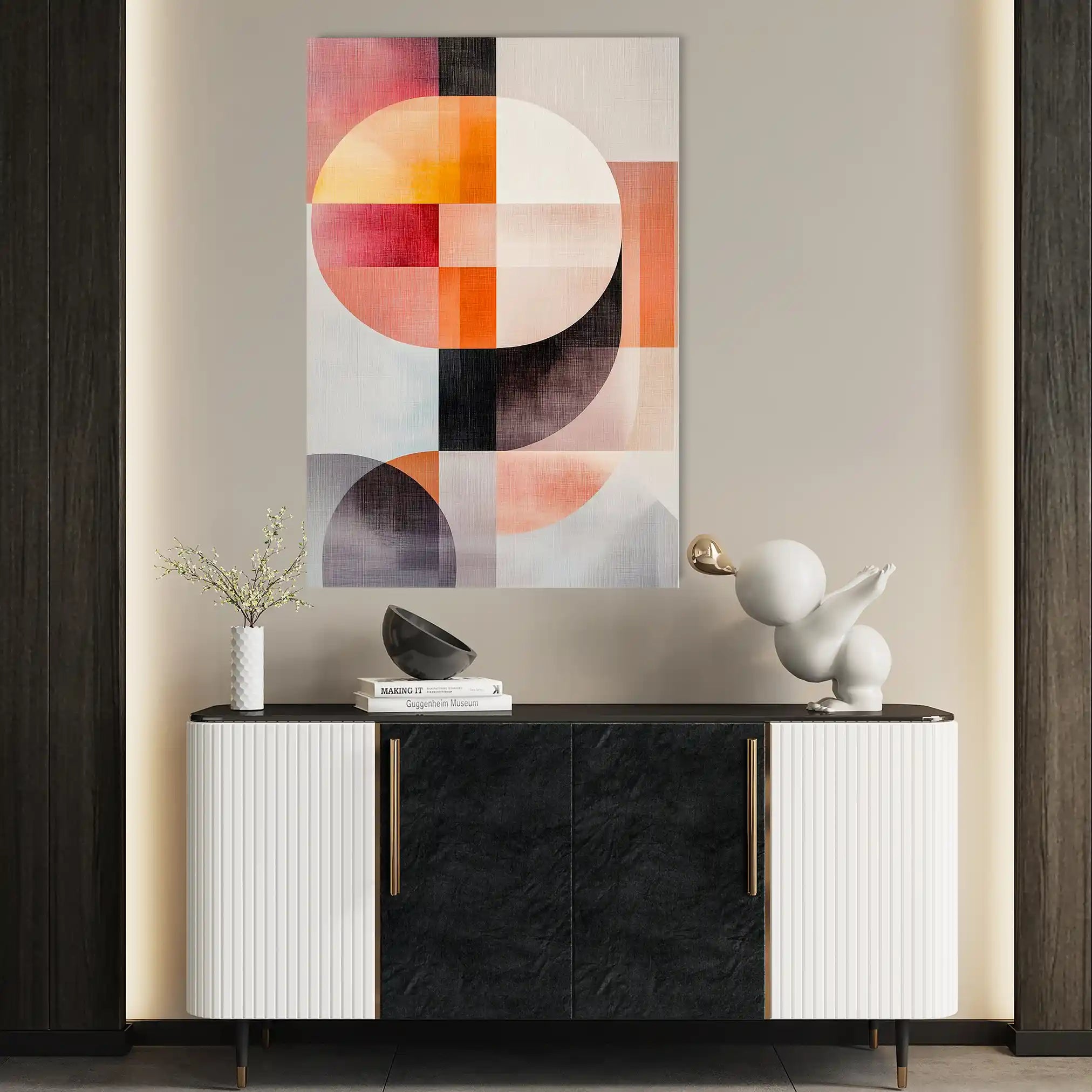 Abstract 585 Canvas Art 60 x 40 cm / Stretched on hidden frame