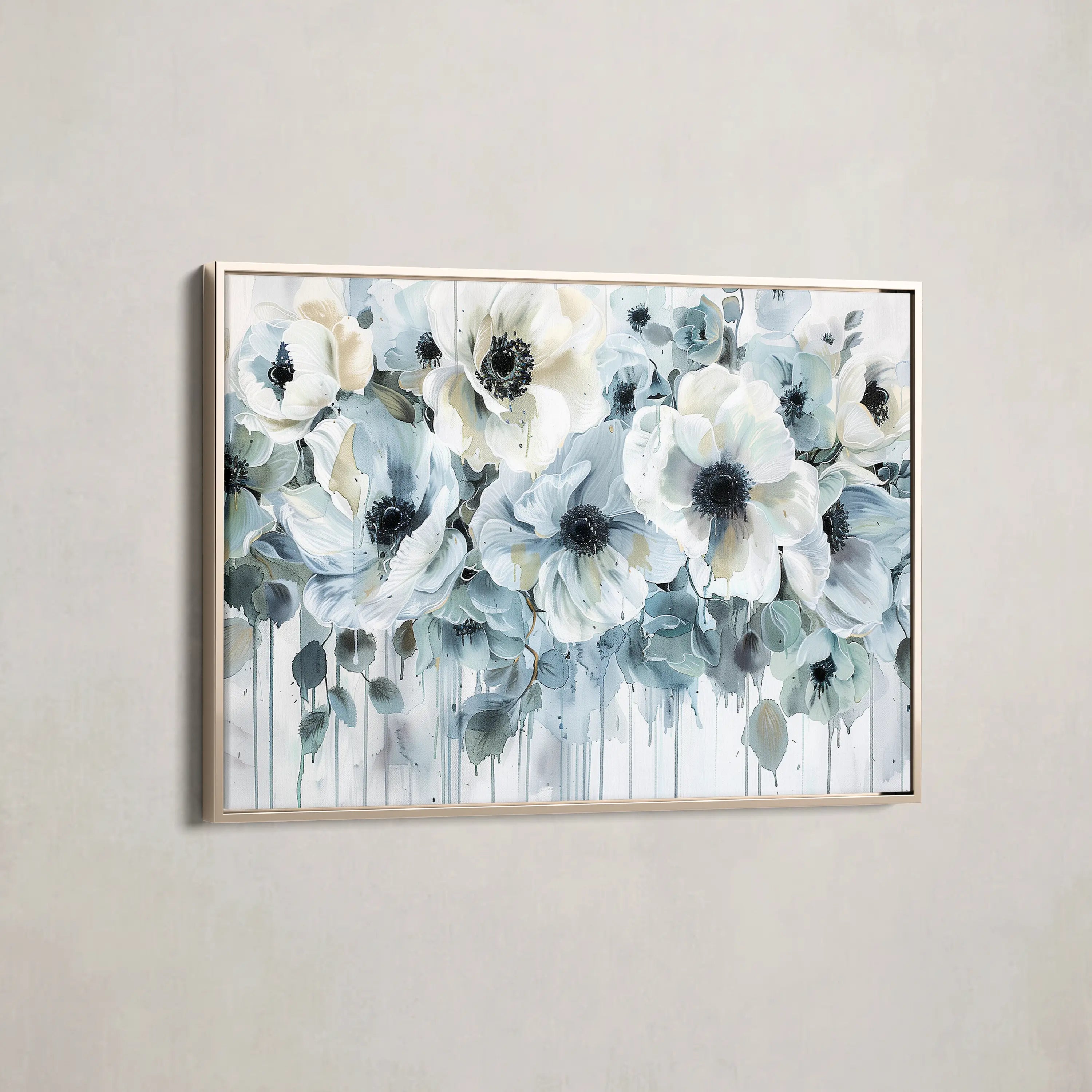 Floral Canvas Wall Art WAD585-F 90 x 60 cm / Stretched on hidden frame