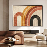 Abstract 586 Canvas Art 60 x 40 cm / Stretched on hidden frame