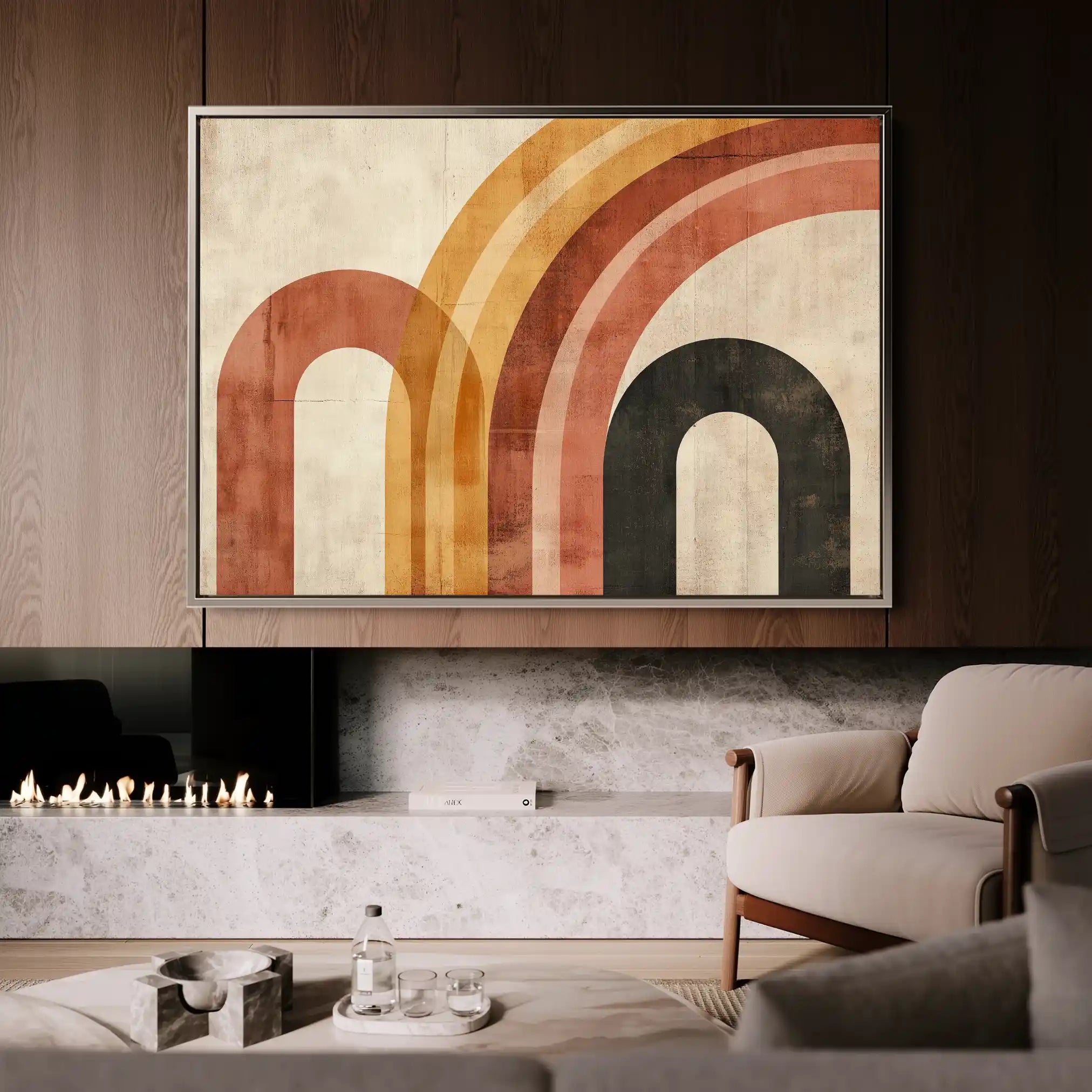 Abstract 586 Canvas Art 60 x 40 cm / Stretched on hidden frame