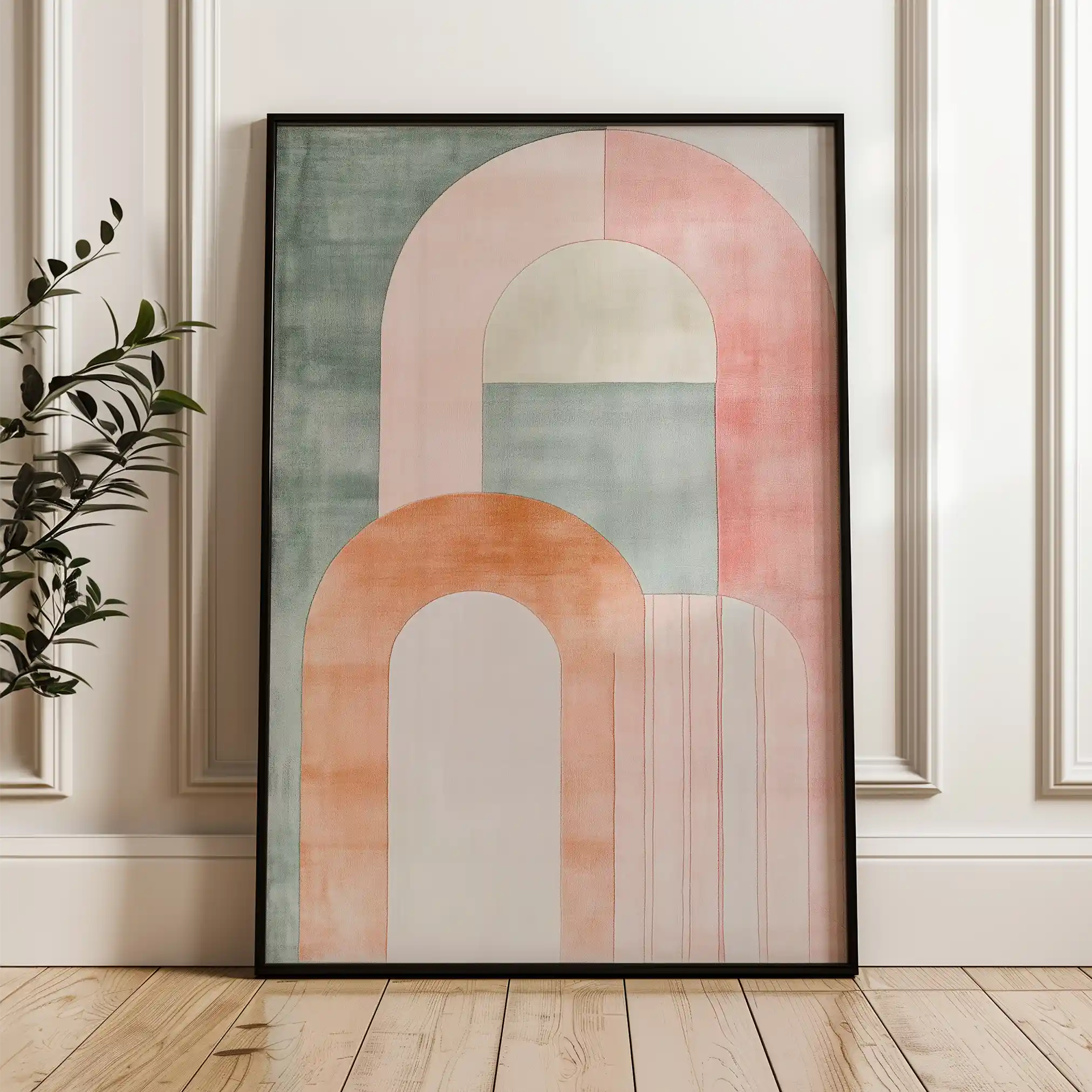 Abstract 587 Canvas Art 60 x 40 cm / Stretched on hidden frame