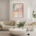 Abstract 587 Canvas Art 60 x 40 cm / Stretched on hidden frame