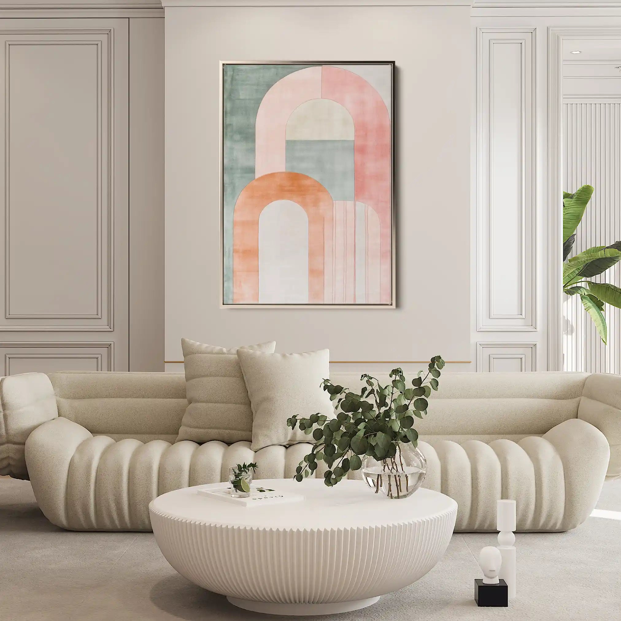 Abstract 587 Canvas Art 60 x 40 cm / Stretched on hidden frame
