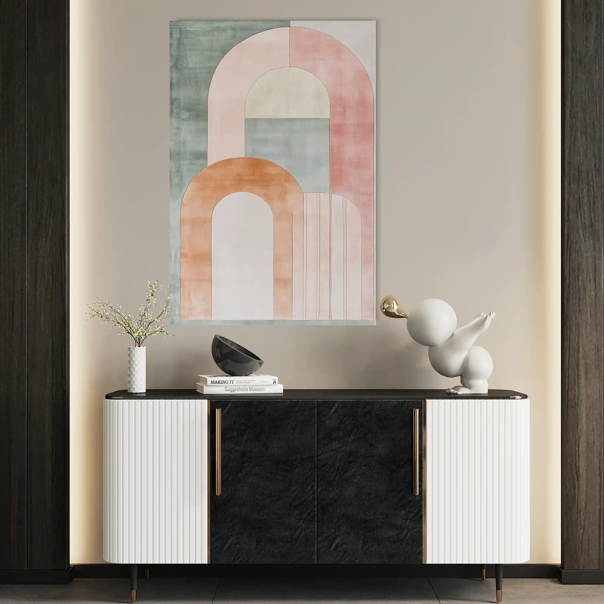 Abstract 587 Canvas Art 60 x 40 cm / Stretched on hidden frame