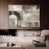 Abstract 588 Canvas Art 60 x 40 cm / Stretched on hidden frame