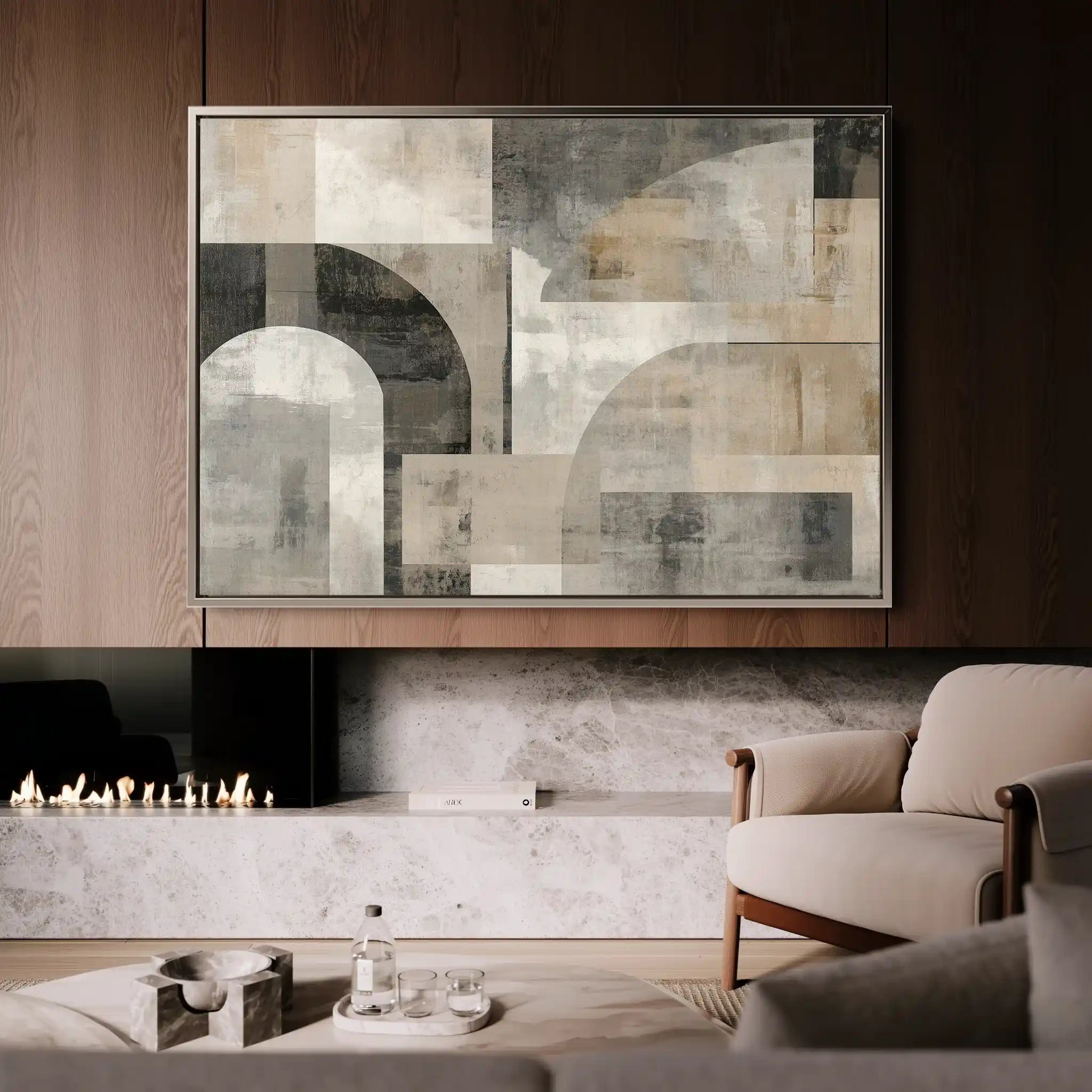 Abstract 588 Canvas Art 60 x 40 cm / Stretched on hidden frame
