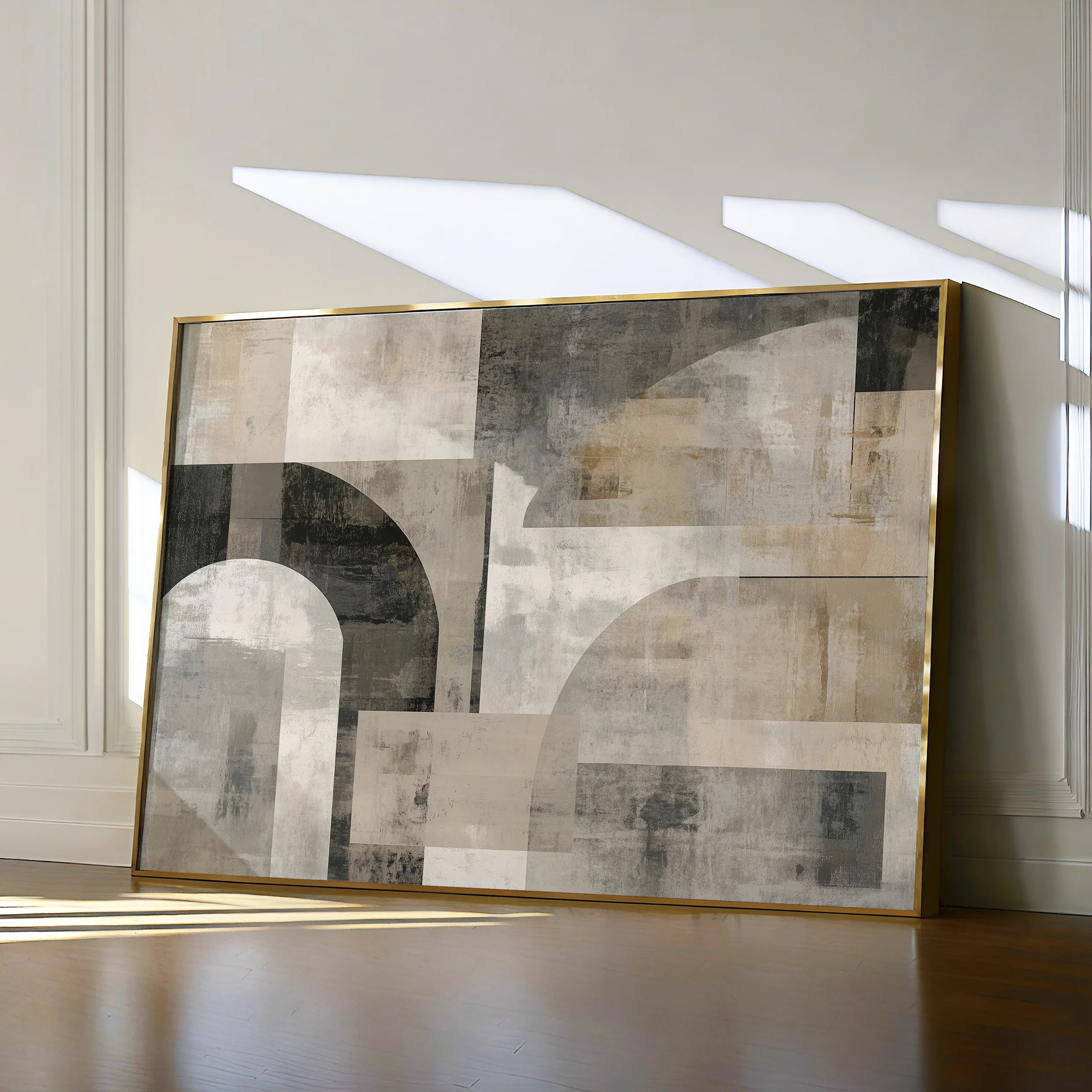 Abstract Canvas Wall Art WAD588-A 90 x 60 cm / Stretched on hidden frame