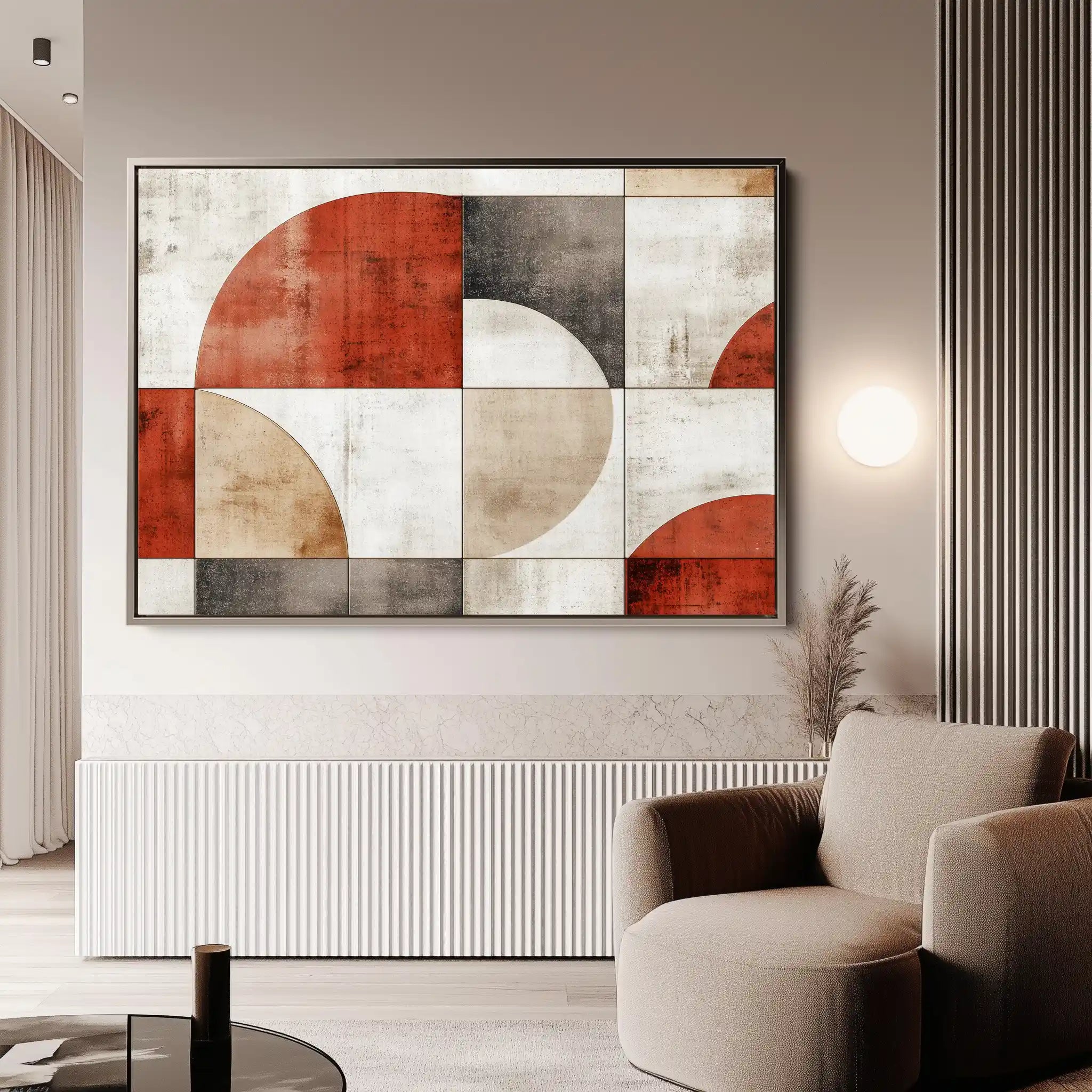 Abstract 590 Canvas Art 60 x 40 cm / Stretched on hidden frame