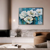 Floral Canvas Wall Art WAD590-F 90 x 60 cm / Stretched on hidden frame