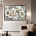 Floral Canvas Wall Art WAD591-F 90 x 60 cm / Stretched on hidden frame