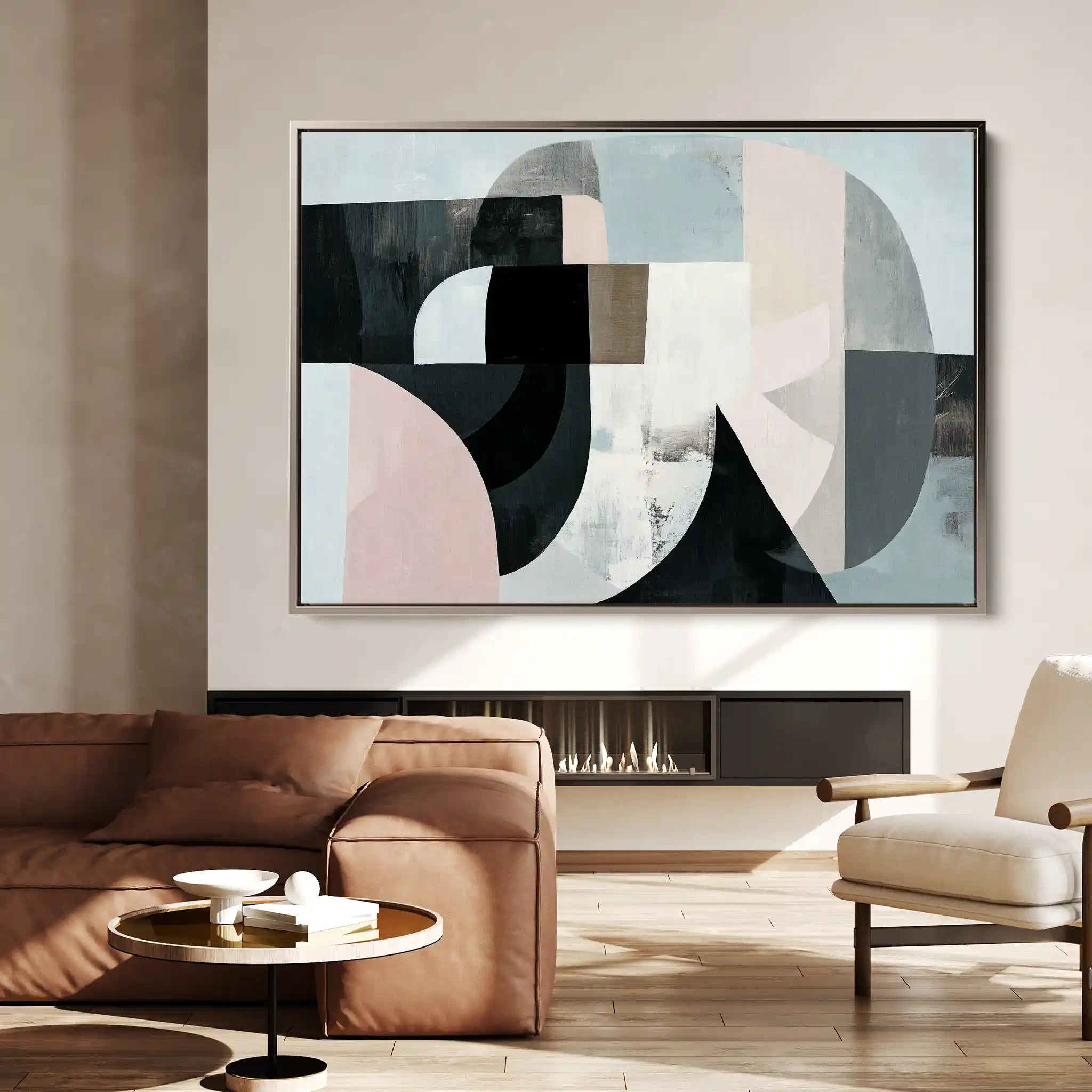 Abstract 592 Canvas Art 60 x 40 cm / Stretched on hidden frame