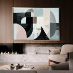Abstract 592 Canvas Art 60 x 40 cm / Stretched on hidden frame