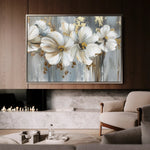 Floral Canvas Wall Art WAD592-F 90 x 60 cm / Stretched on hidden frame