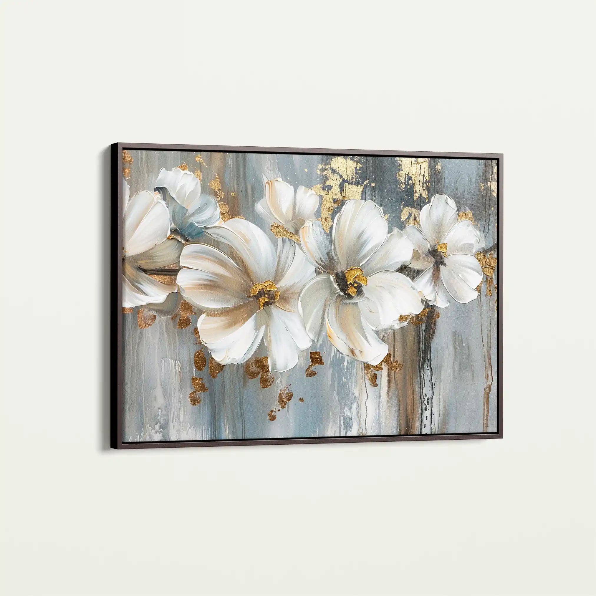 Floral Canvas Wall Art WAD592-F 90 x 60 cm / Stretched on hidden frame