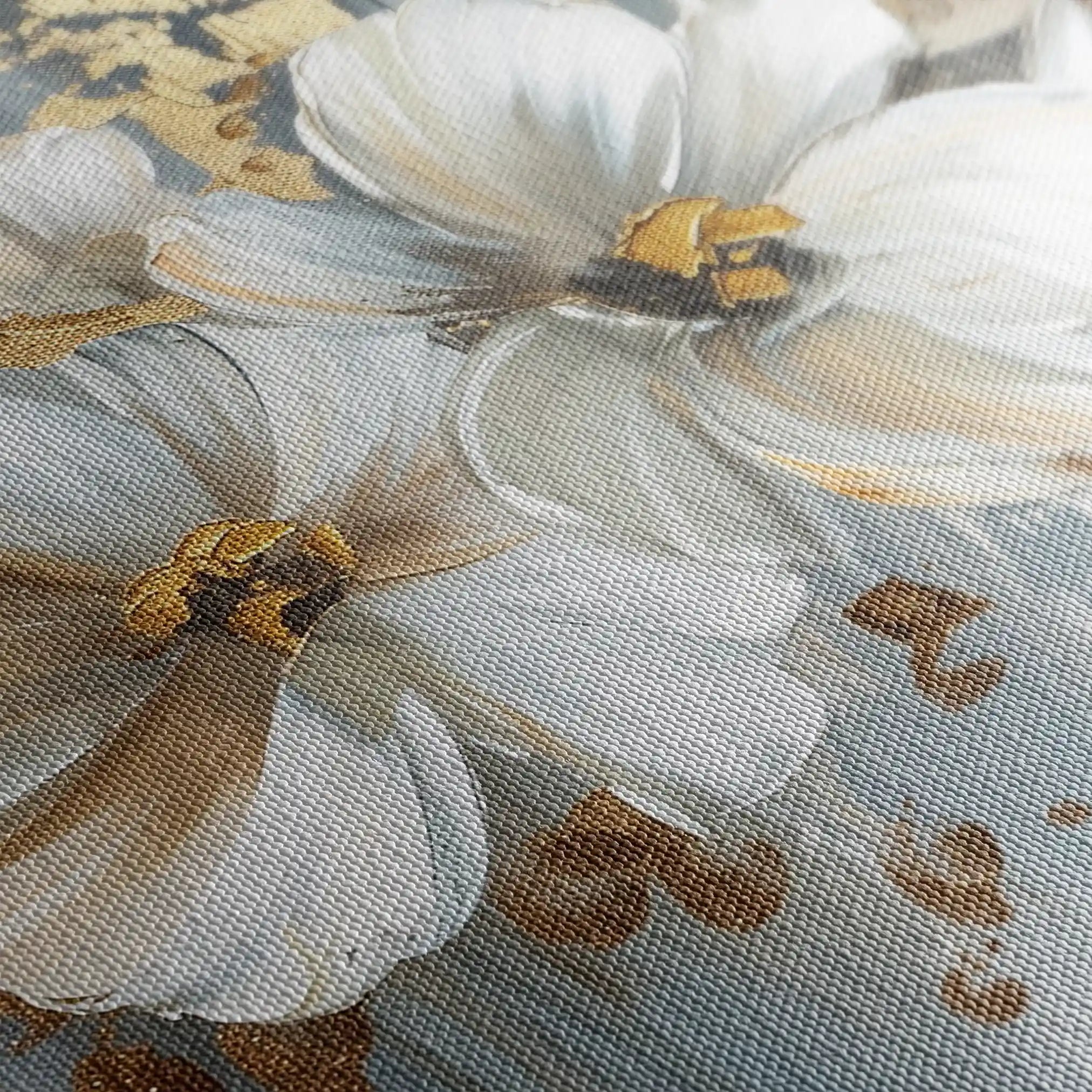 Floral Canvas Wall Art WAD592-F 90 x 60 cm / Stretched on hidden frame