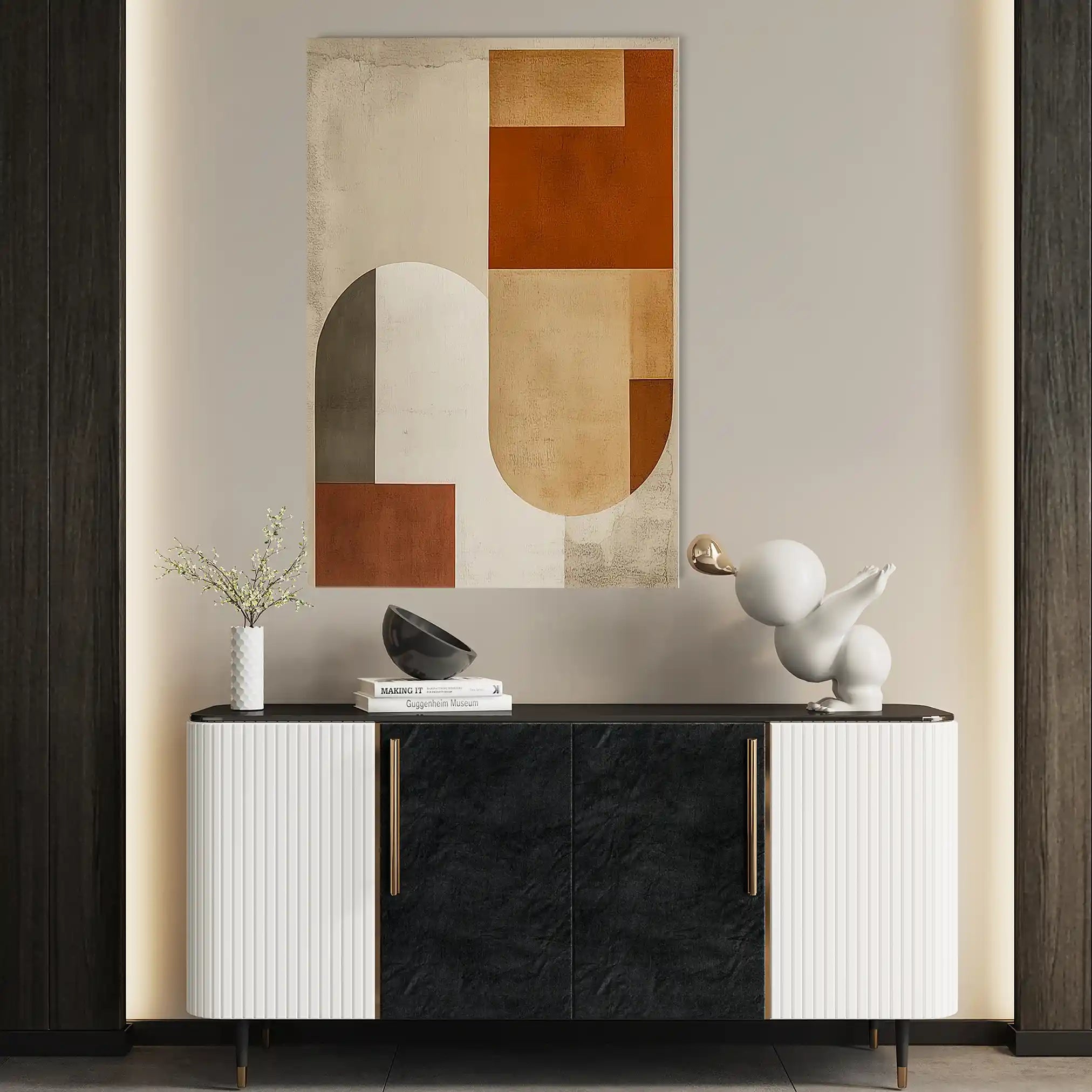 Abstract 593 Canvas Art 60 x 40 cm / Stretched on hidden frame