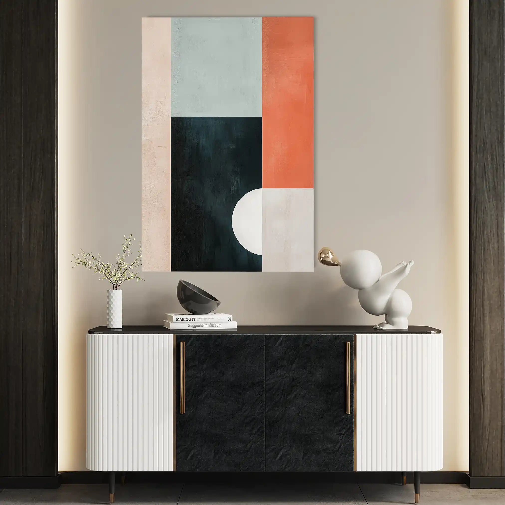 Abstract 594 Canvas Art 60 x 40 cm / Stretched on hidden frame