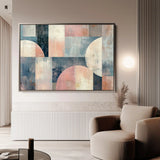 Abstract 595 Canvas Art 60 x 40 cm / Stretched on hidden frame