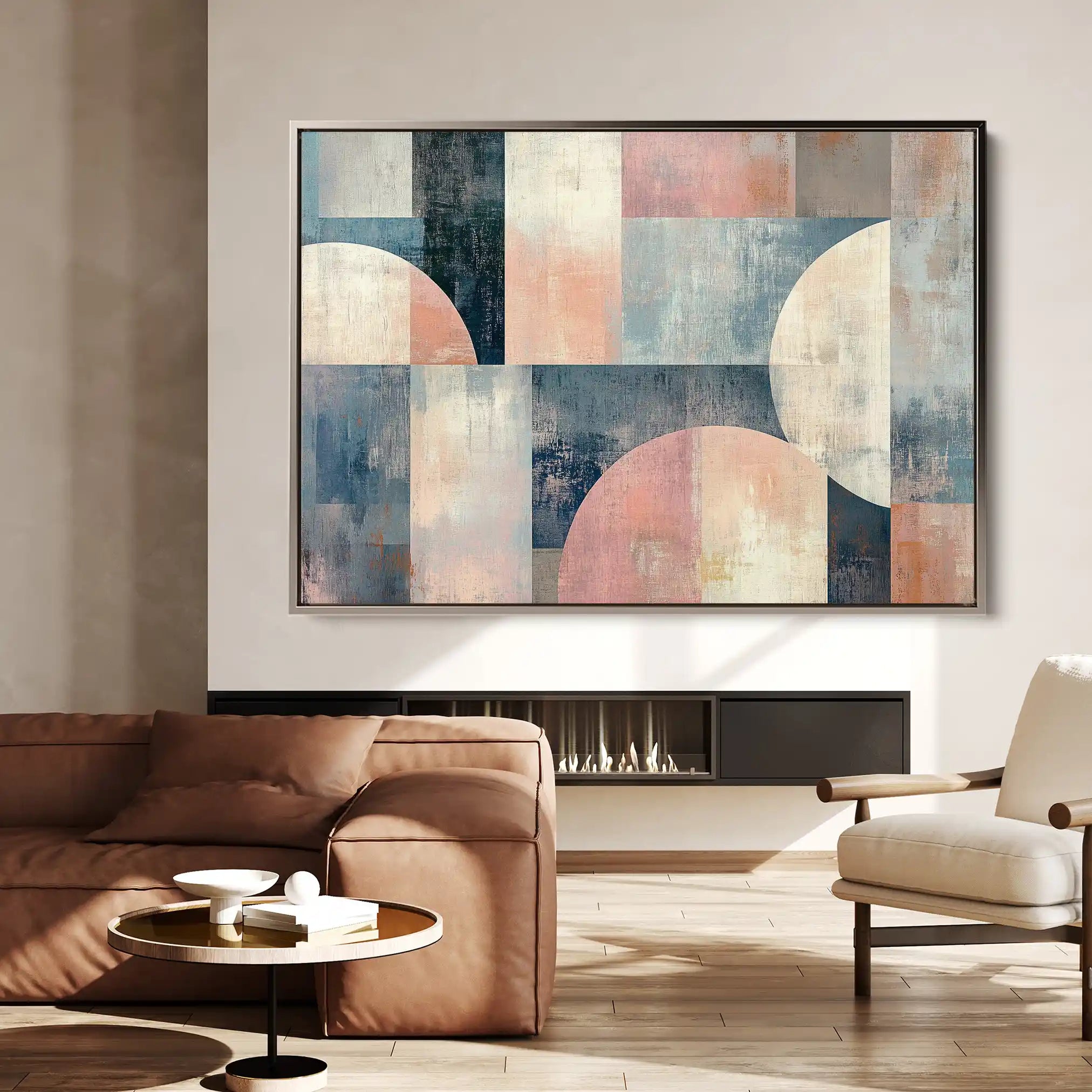 Abstract 595 Canvas Art 60 x 40 cm / Stretched on hidden frame