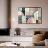 Abstract 595 Canvas Art 60 x 40 cm / Stretched on hidden frame