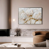 Floral Canvas Wall Art WAD595-F 90 x 60 cm / Stretched on hidden frame